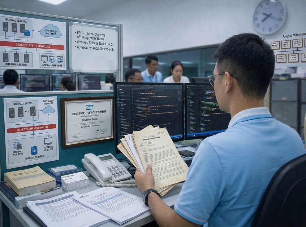 ทำงานด้านไอทีในองค์กร