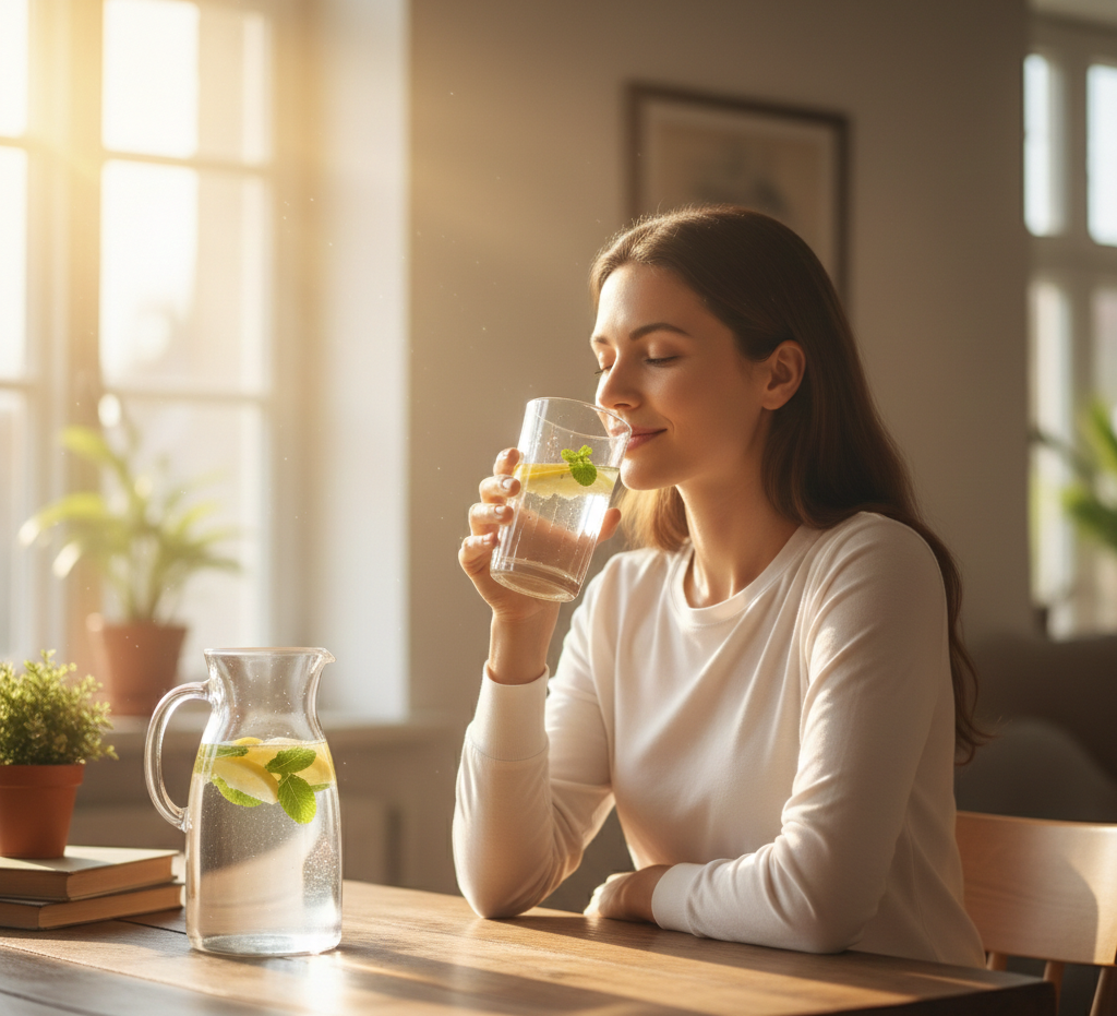 ดื่มน้ำให้เพียงพอ: อาหารเป็นยาง่ายๆ ที่ทำได้ทุกวัน