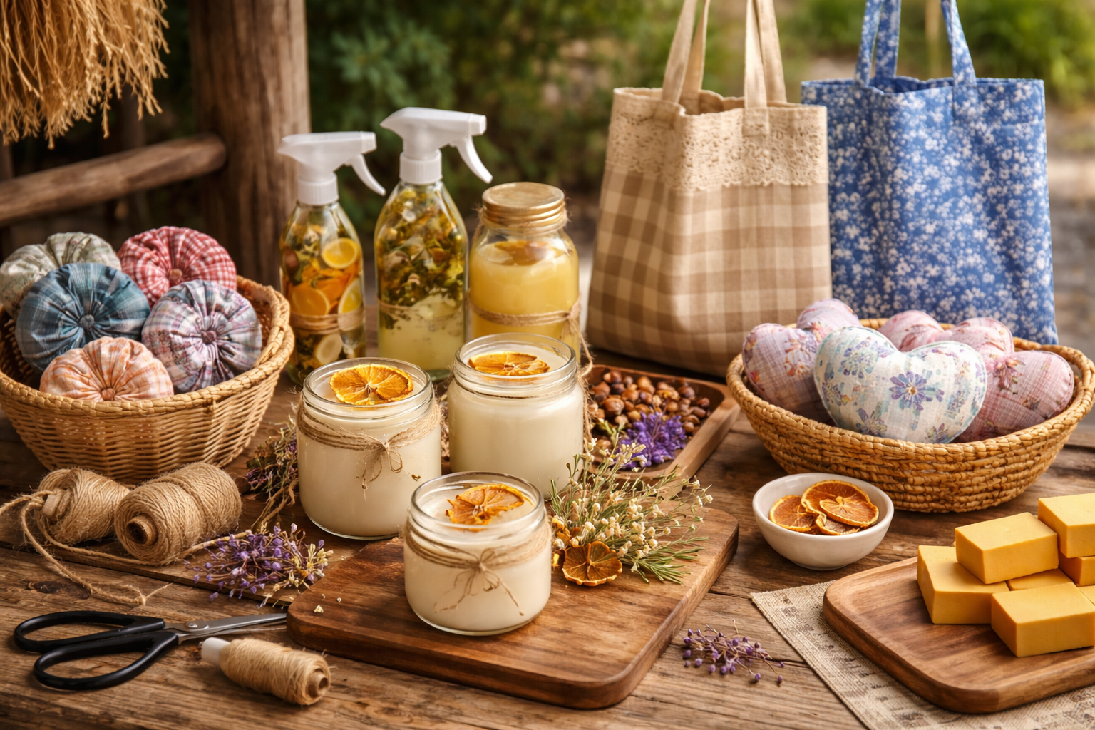 ของใช้ทำเองที่บ้าน: งานฝีมือง่ายๆ ที่ทำได้ทุกคน