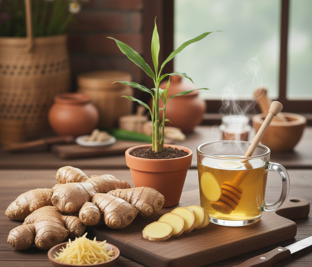 ขิง: ประโยชน์และวิธีใช้สมุนไพรพื้นบ้าน