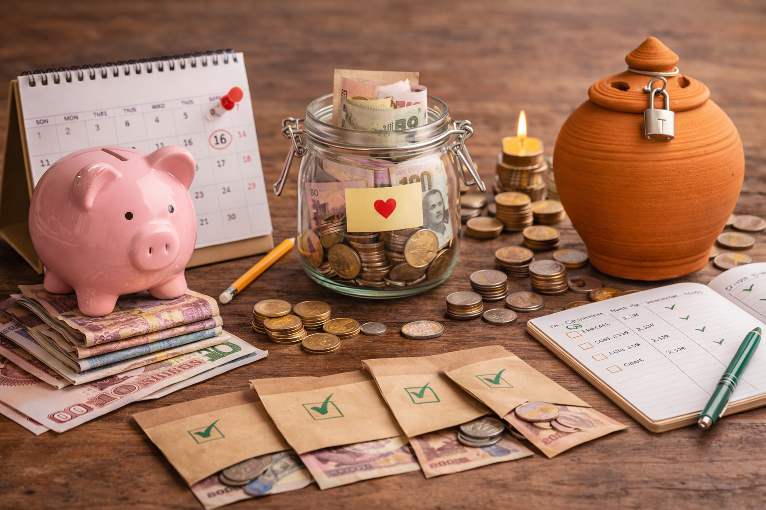 วิธีออมเงินให้ได้จริง: 5 วิธีง่ายๆ ที่ทำได้ทุกคน