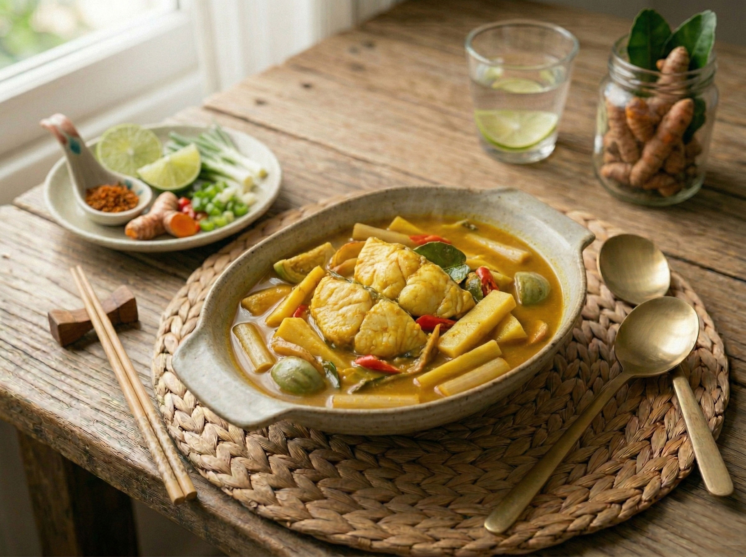 แกงเหลือง – สูตรแกงปลาหอมขมิ้น