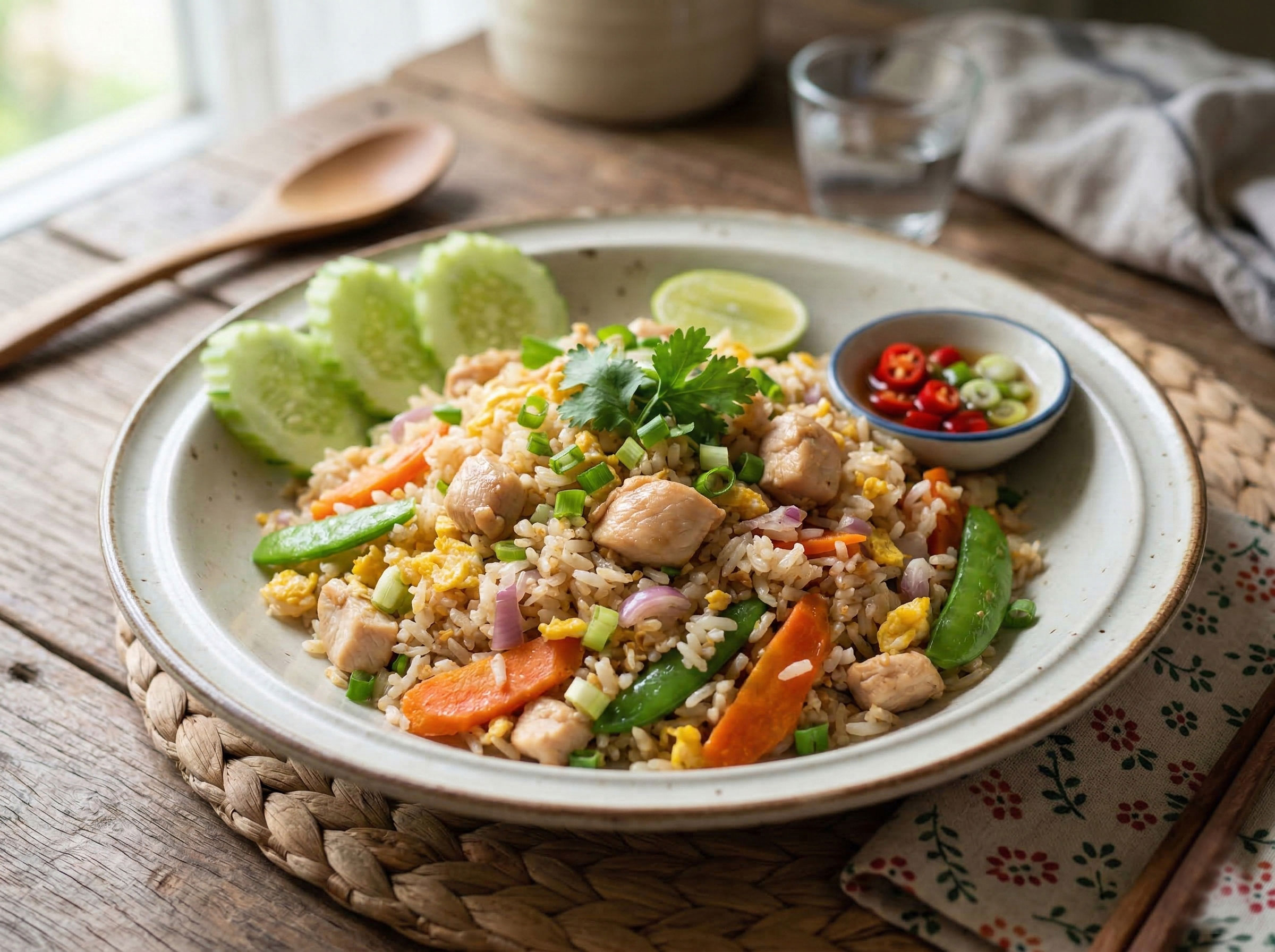 ข้าวผัด – สูตรคลาสสิกทำง่ายที่บ้าน