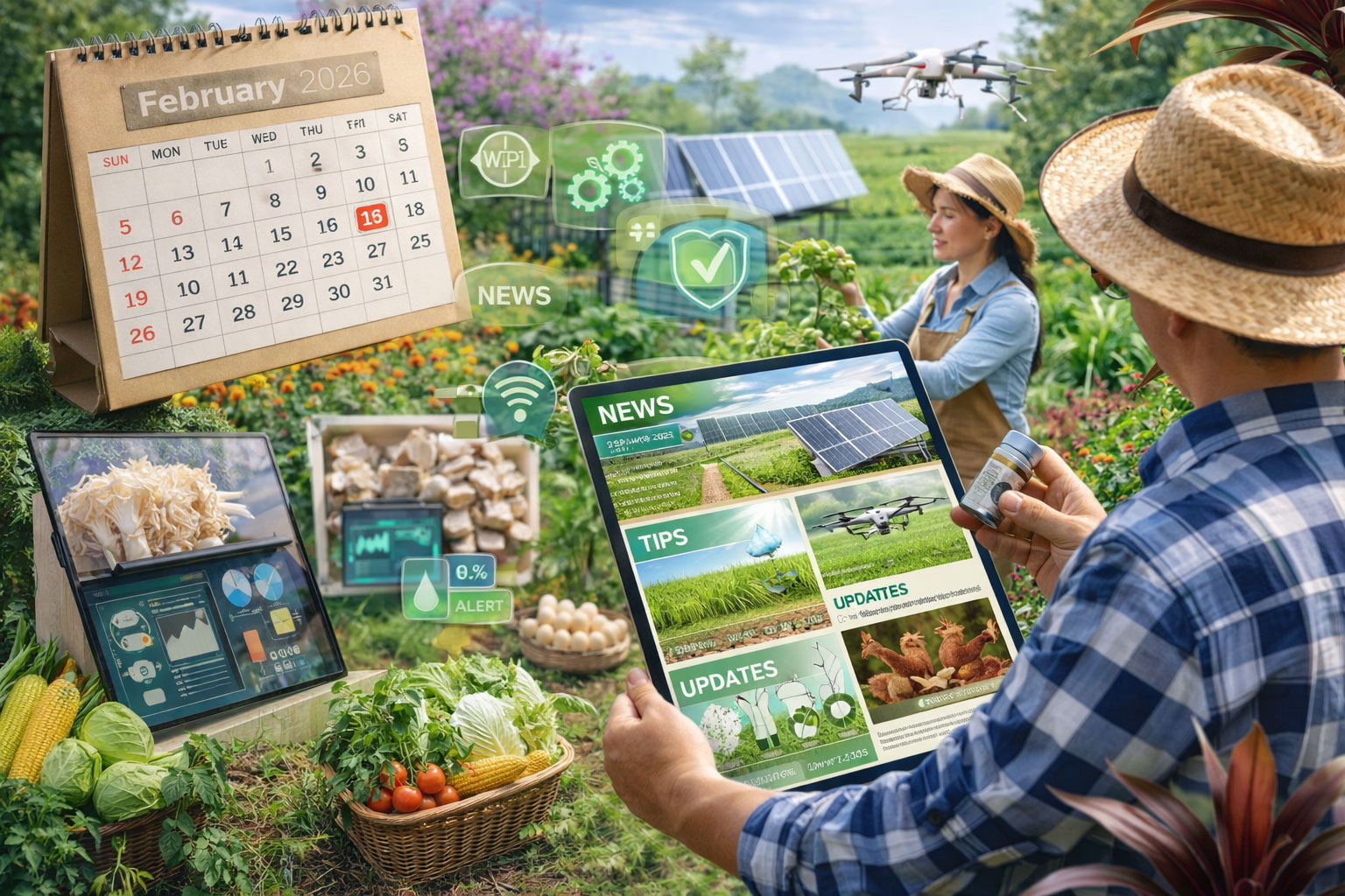 ข่าวเกษตรเดือนกุมภาพันธ์ 2026: สรุปข่าวและความรู้ที่อัปเดต