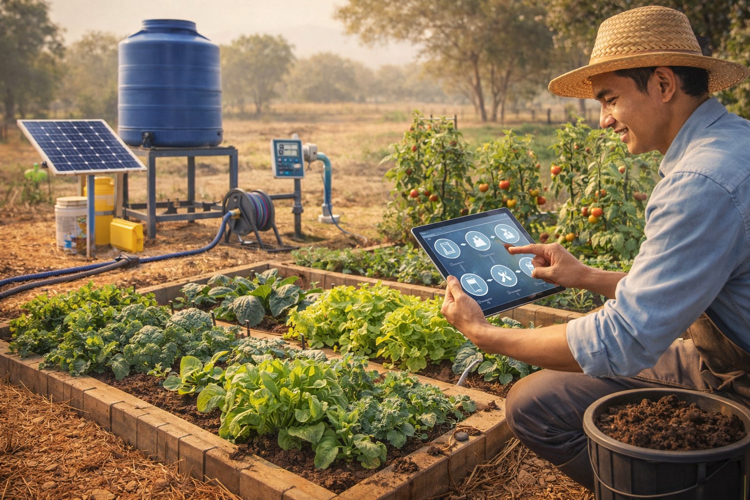 เกษตรวันนี้: แผนใช้น้ำหน้าแล้งสำหรับสวนขนาดเล็ก
